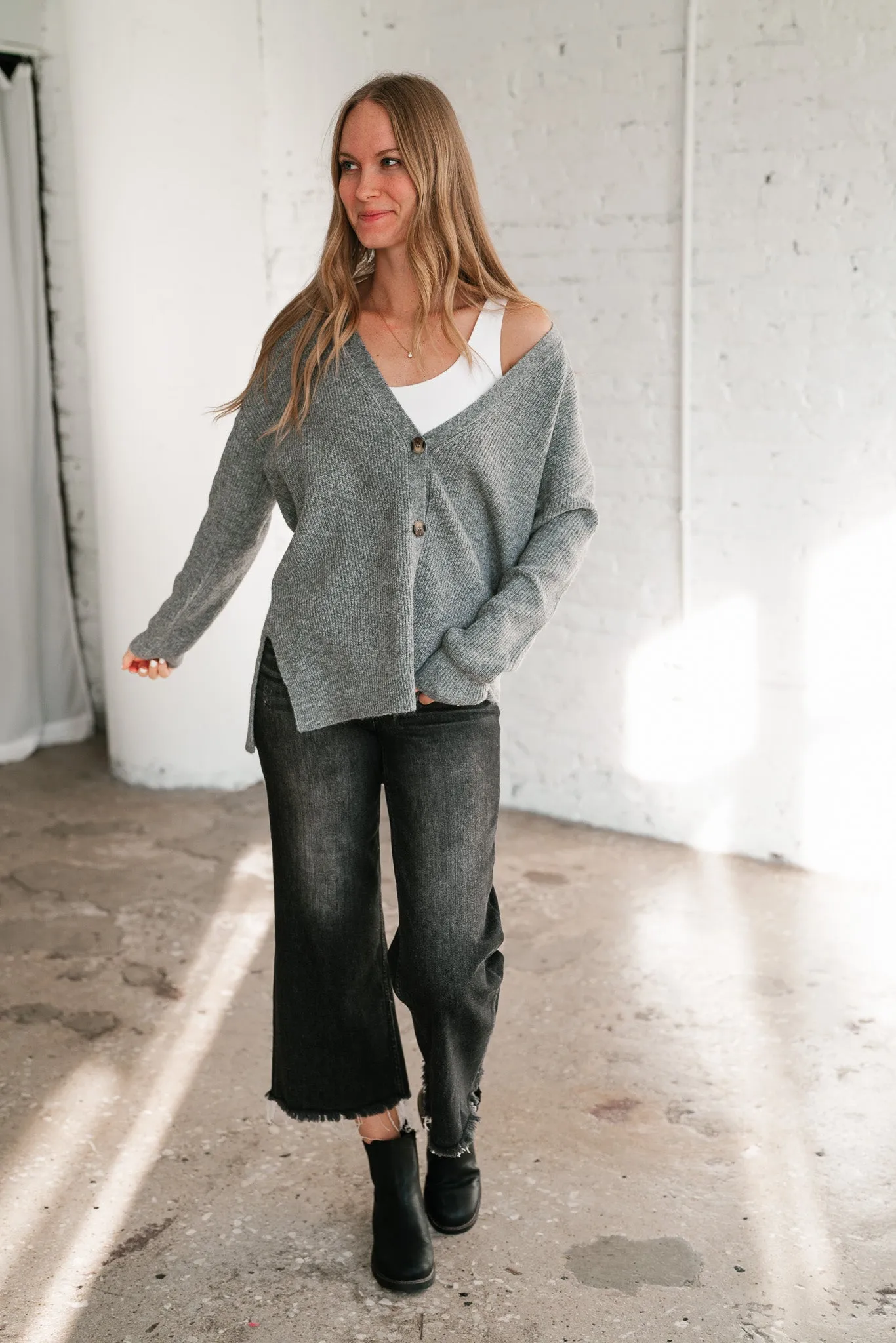 Talia Button Up Cardigan