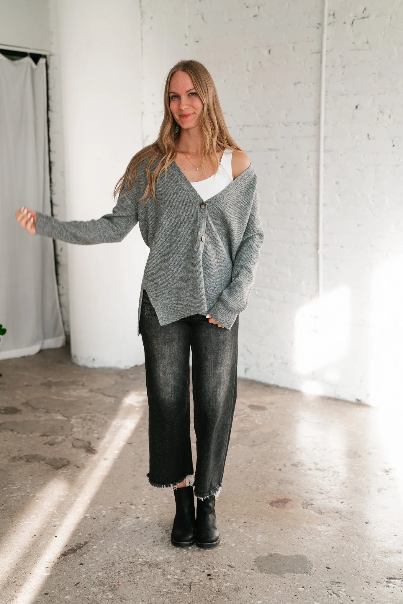 Talia Button Up Cardigan