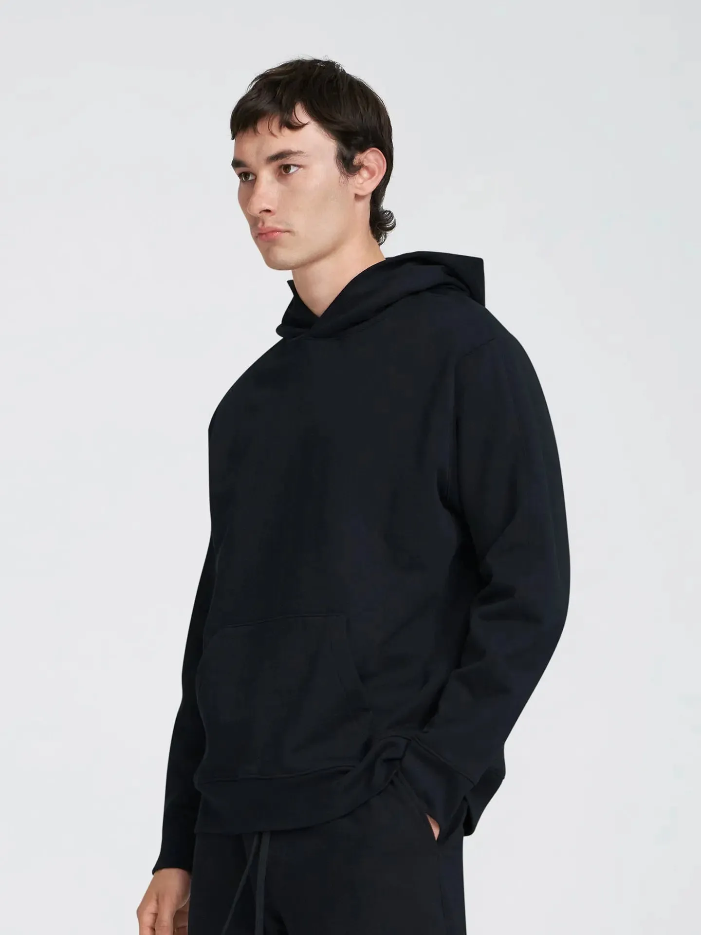 Varsity Hoodie- Black