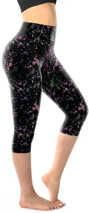 Walifrey Capri Leggings for Women, Buttery Soft High Waisted Leggings for Gym Yoga Workout