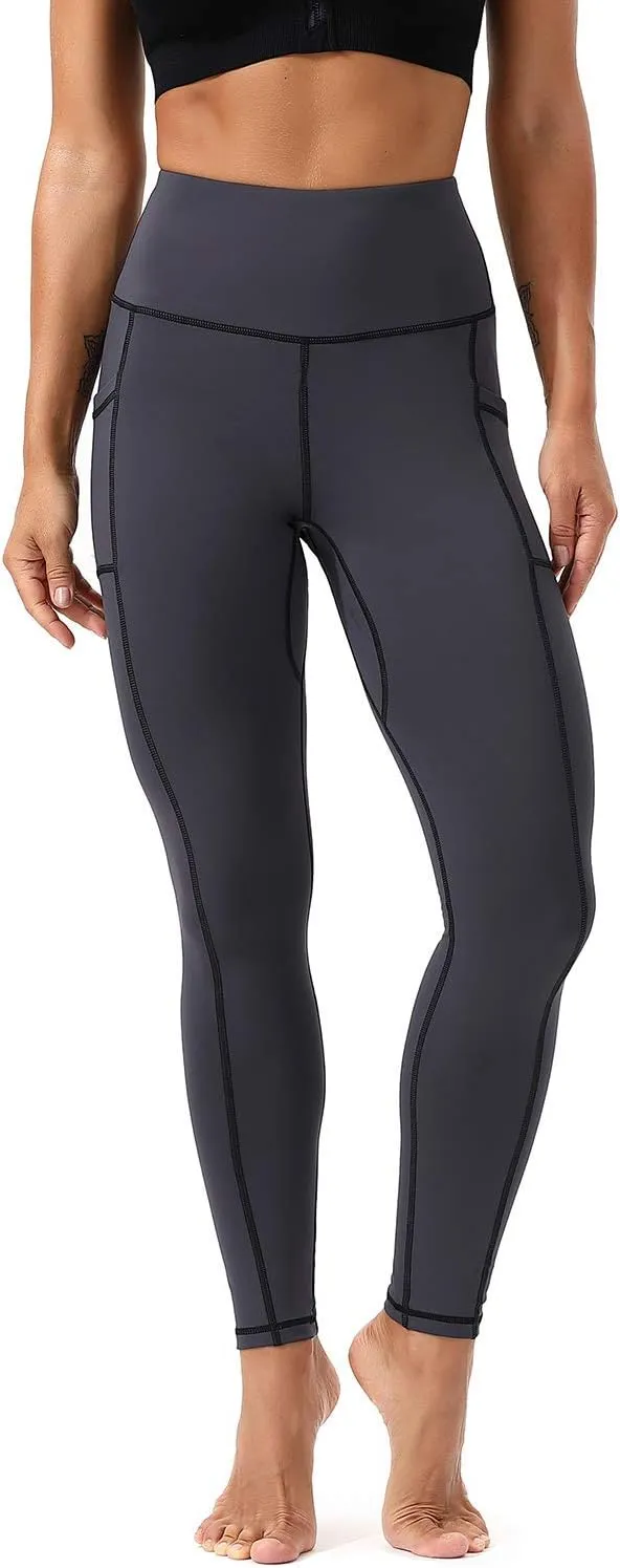 Workout Leggings for Women High Waisted Leggings 7/8 Length Soft Yoga Pants with Pockets