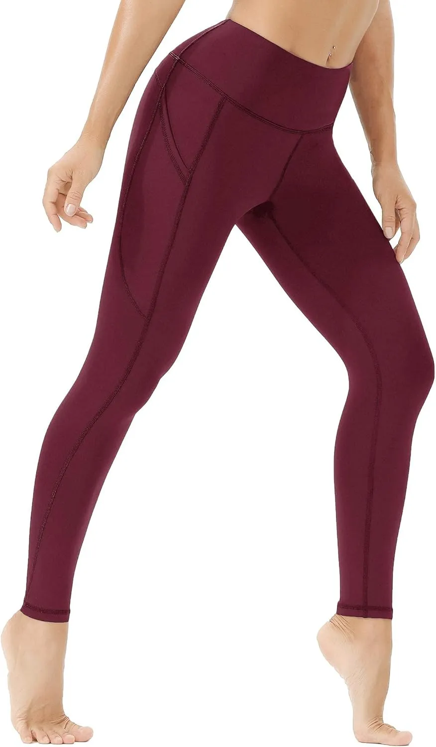 Workout Leggings for Women High Waisted Leggings 7/8 Length Soft Yoga Pants with Pockets